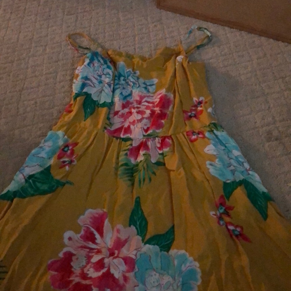 Yellow old navy dress